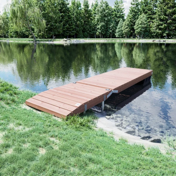 CUUT 241-3 ujuvsild 1,2×3,0 m – pontoonsild puidust laudisega