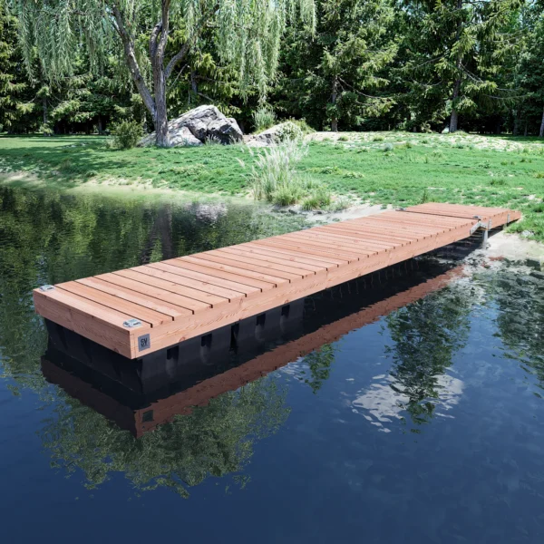 CUUT 241-5 ujuvsild 1,2×5,0 m – pontoonsild puidust laudisega