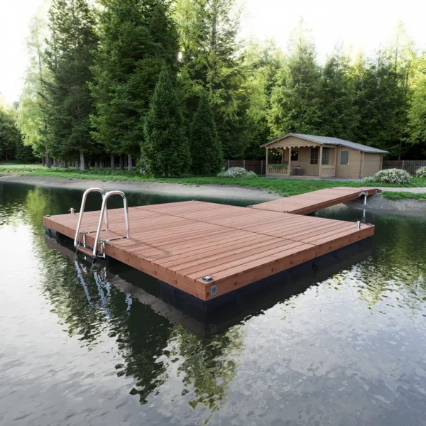 CUUT 472-5 ujuvsild käigusillaga – 4,0×5,0 m pontoonsild 475L pontoonidel