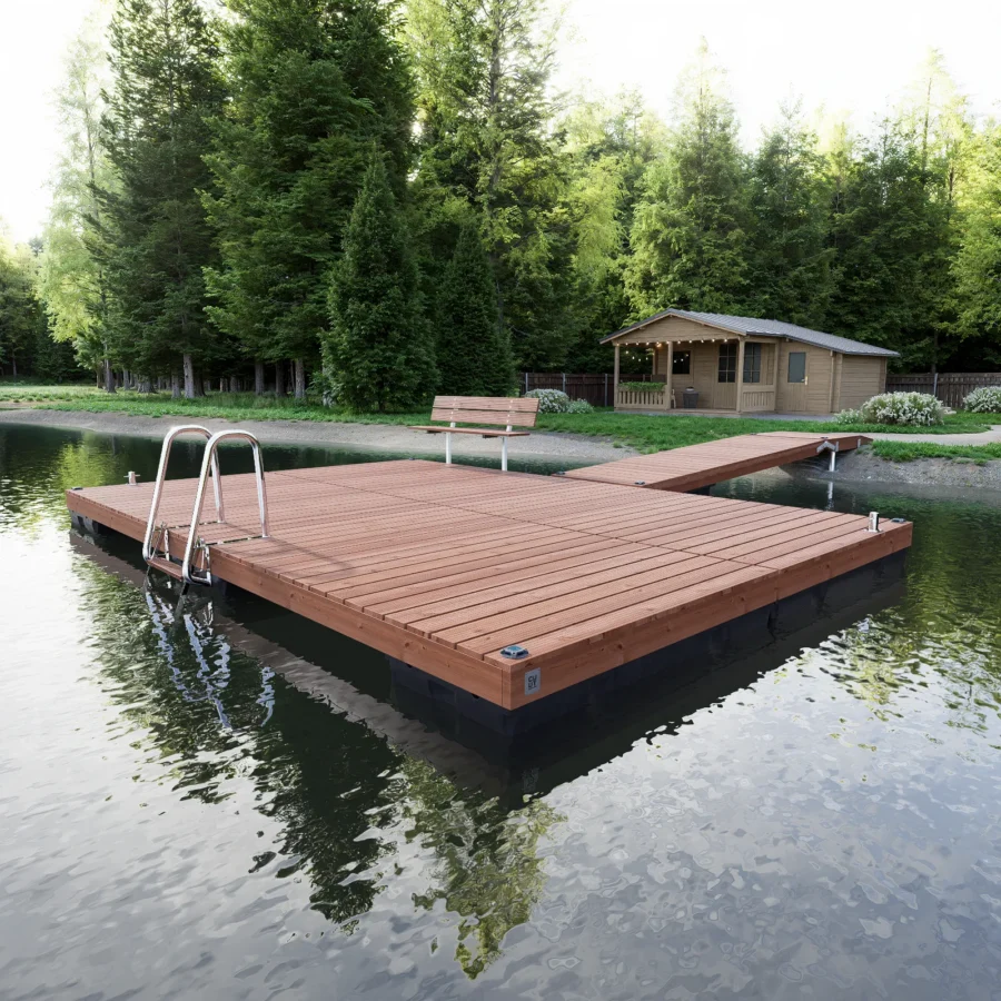 CUUT 472-6 ujuvsild käigusillaga – 4,0×6,0 m pontoonsild 475L pontoonidel