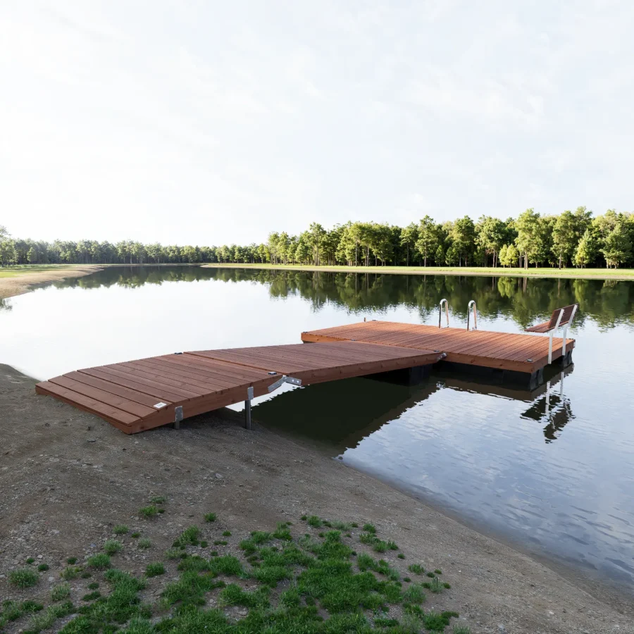 CUUT 473-5 ujuvsild käigusillaga – 3,0×5,0 m pontoonsild 475L pontoonidel