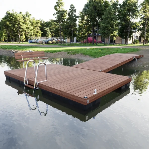 CUUT 473-5 ujuvsild käigusillaga – 3,0×5,0 m pontoonsild 475L pontoonidel