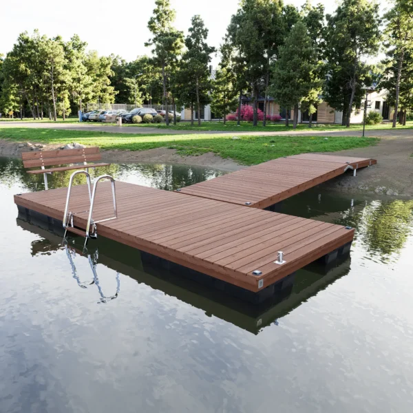 CUUT 476-4 ujuvsild käigusillaga – 2,4×6,0 m pontoonsild 475L pontoonidel